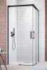 Radaway Idea Black 8 Kdd kabina 100x80cm czarny mat/szkło przejrzyste 10370100-54-01L/10370080-54-01R